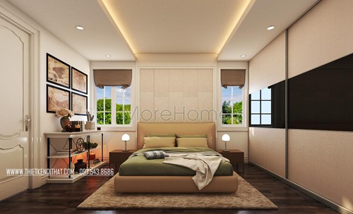  Thiết kế nội thất đẹp biệt thự song lập Vinhomes Riverside